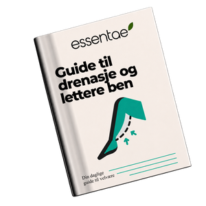 Forside til guiden om drenasje og lettere ben.